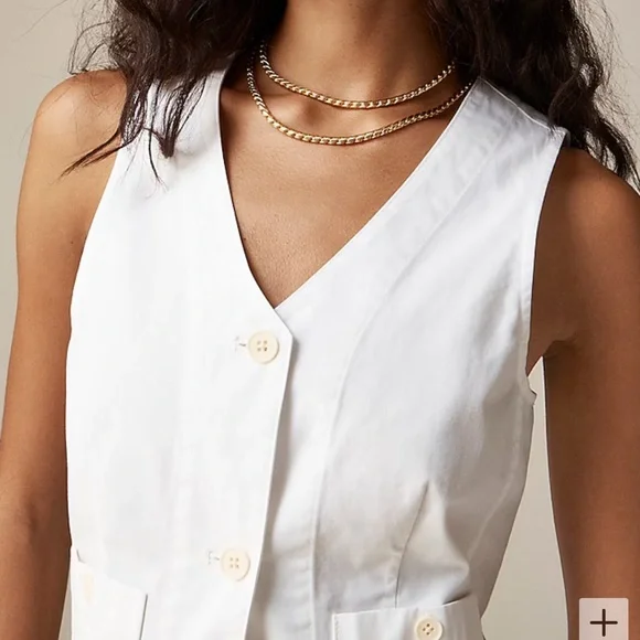 NWT J. Crew Patch-pocket Chino Vest - Picture 2 of 8